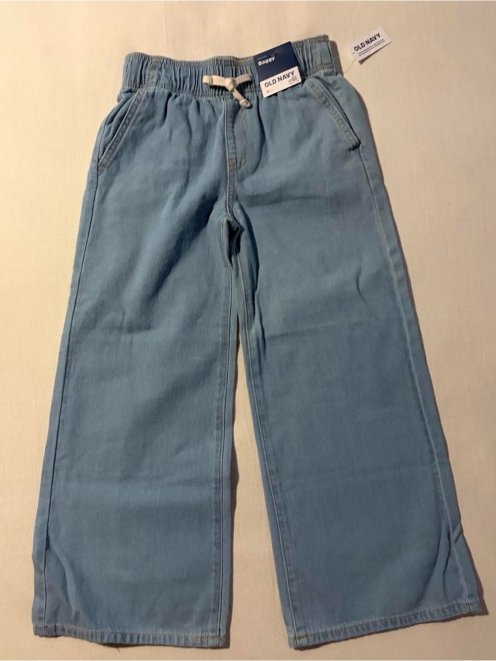 Old Navy Girls' Light Blue Wide-Leg Jeans